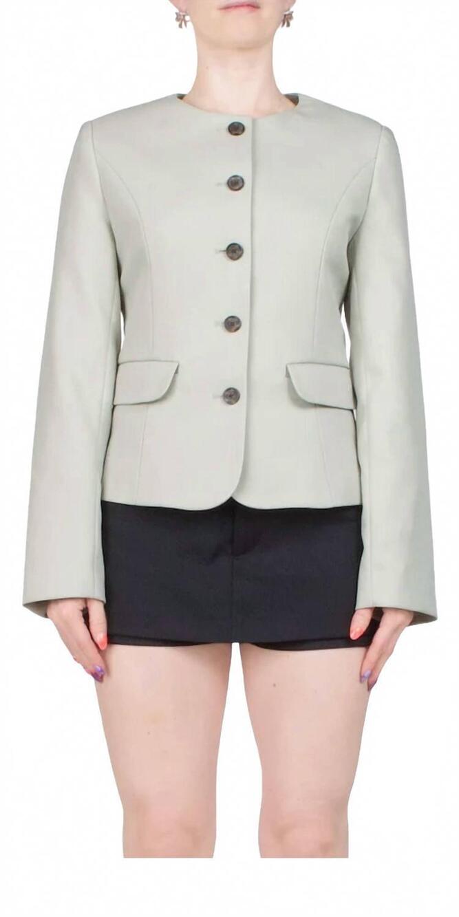 NEW SANDY LIANG agnes jacket in sage